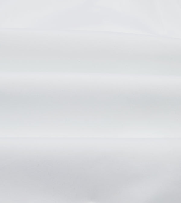 Drake's White Cotton Bib Front Dinner Shirt