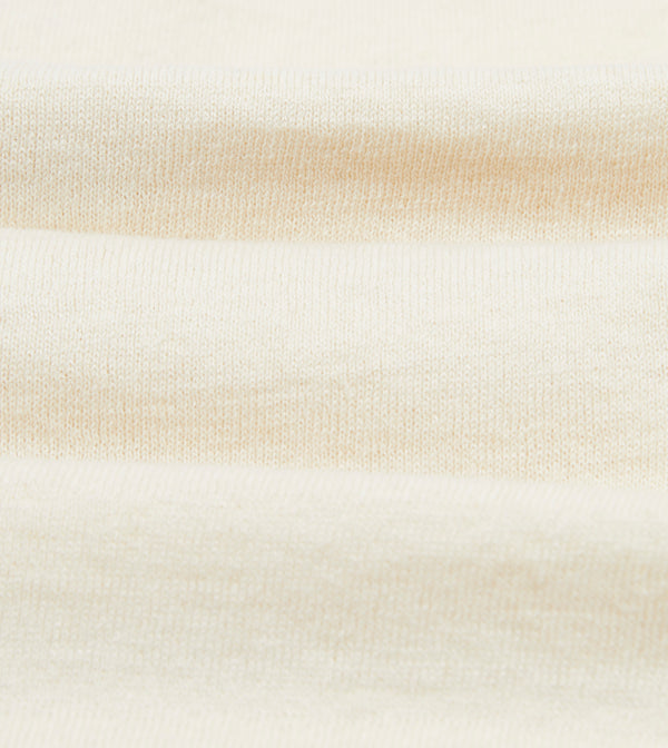 Drake's Ecru Knitted Linen-Cotton Short-Sleeve Polo Shirt