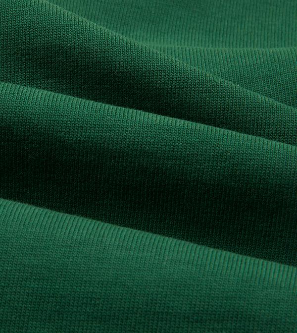 Drake's Forest Green Cotton Crew Neck Hiking T-Shirt