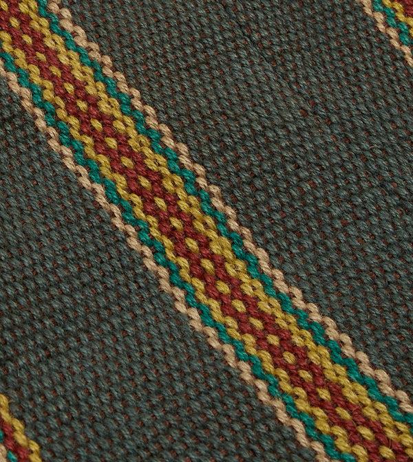 Drake's Grey Maison Bengal Extra Large Jute Poresh Tote Bag