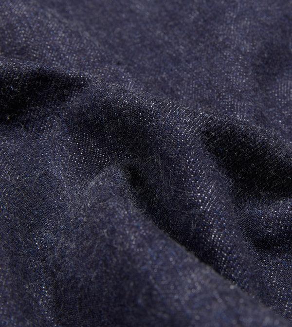 Drake's Indigo Rinse Denim Five-Pocket Chore Jacket