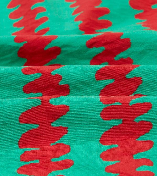 Drake's Kelim Stripe Print Nylon Drawstring Swim Shorts