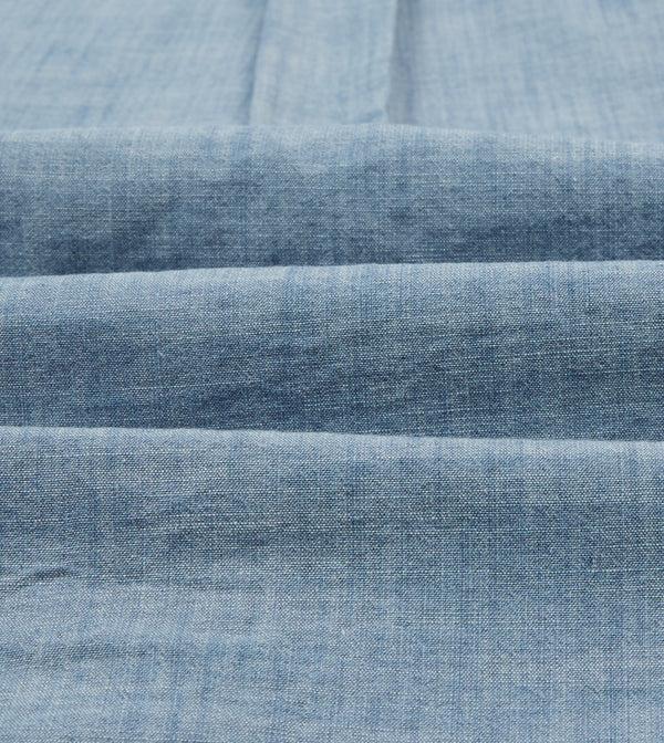 Drake's Light Blue Cotton Chambray Button-Down Shirt