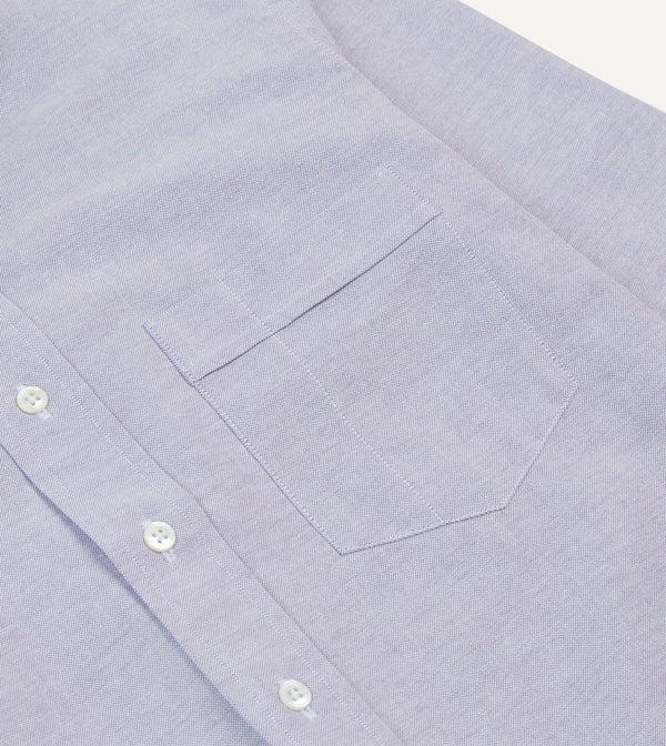 Drake's Lilac Cotton Oxford Cloth Button-Down Shirt