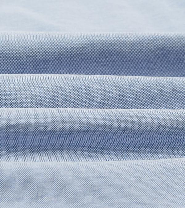 Drake's Mid-Blue Cotton Oxford Cloth Button-Down Shirt