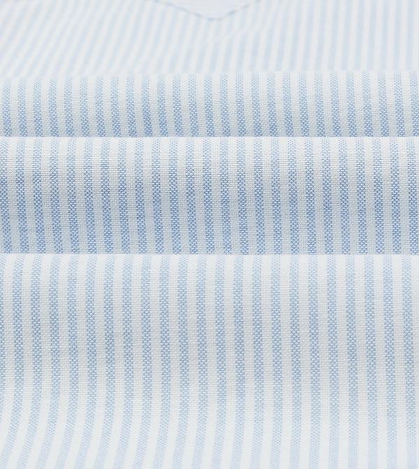 Drake's Multi Stripe Cotton Oxford Two-Pocket Western Fun Shirt