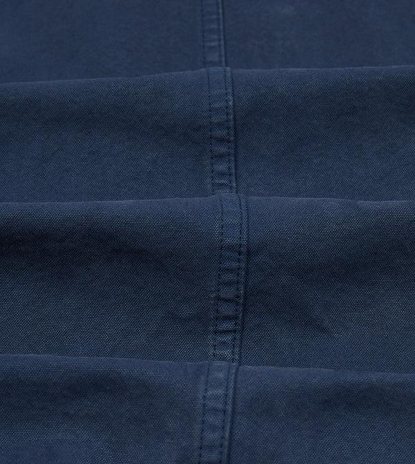 Drake's Navy Cotton Duck Canvas Five-Pocket Chore Jacket