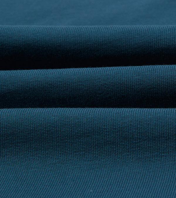 Drake's Navy Yellow Red And Green Colourblock Cotton Rugby Shirt