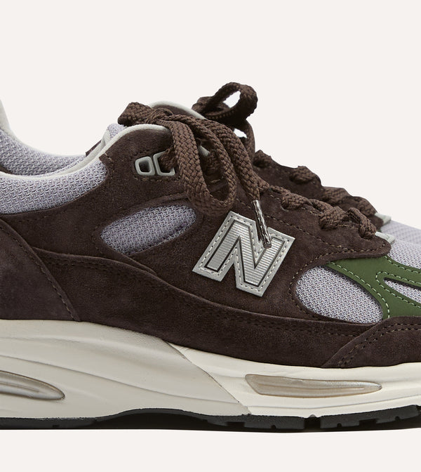 Drake's New Balance Brown 'Essentially Offbeat' Made In UK 991v2 Trainers