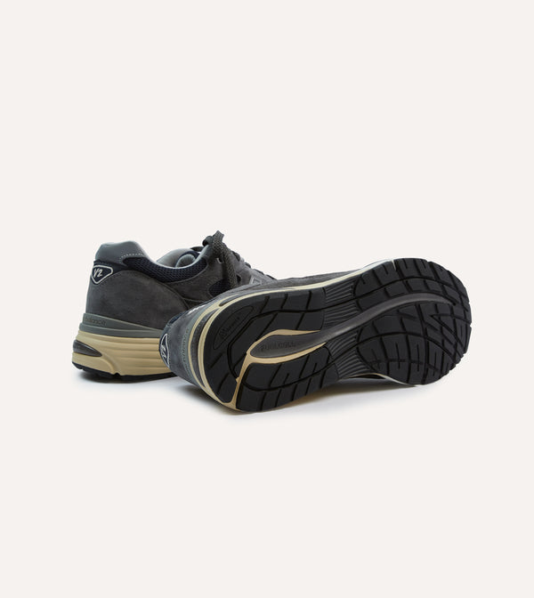 Drake's New Balance Dark Gull Grey Made In UK 991v2 Trainers