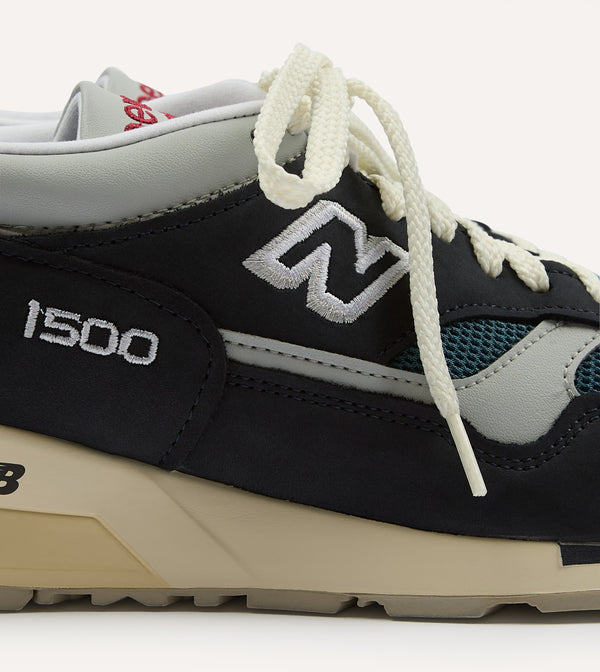 Drake's New Balance Navy Vintage Sport Made In UK 1500 Trainers