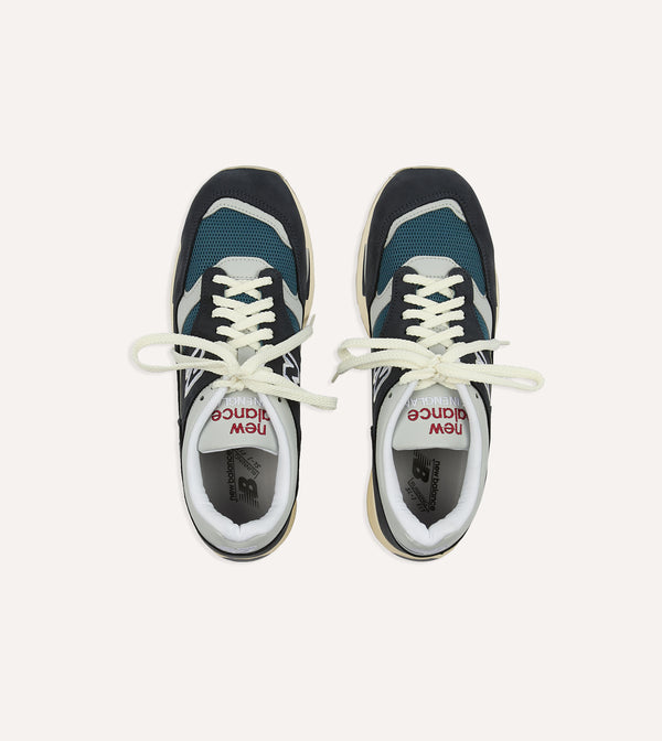 Drake's New Balance Navy Vintage Sport Made In UK 1500 Trainers