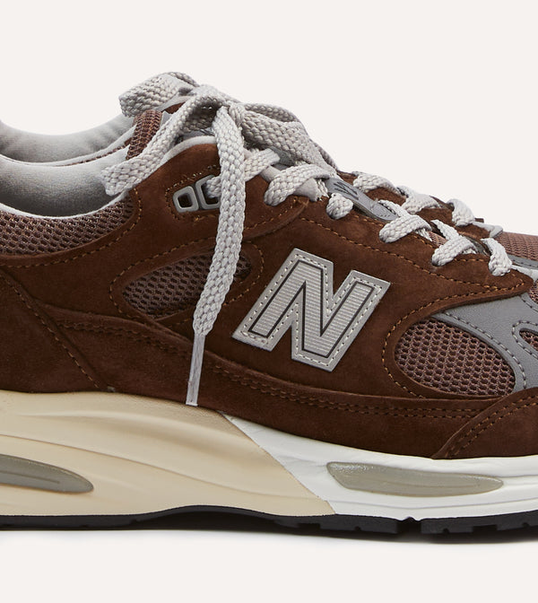 Drake's New Balance Pinecone Made In UK 991v2 Trainers