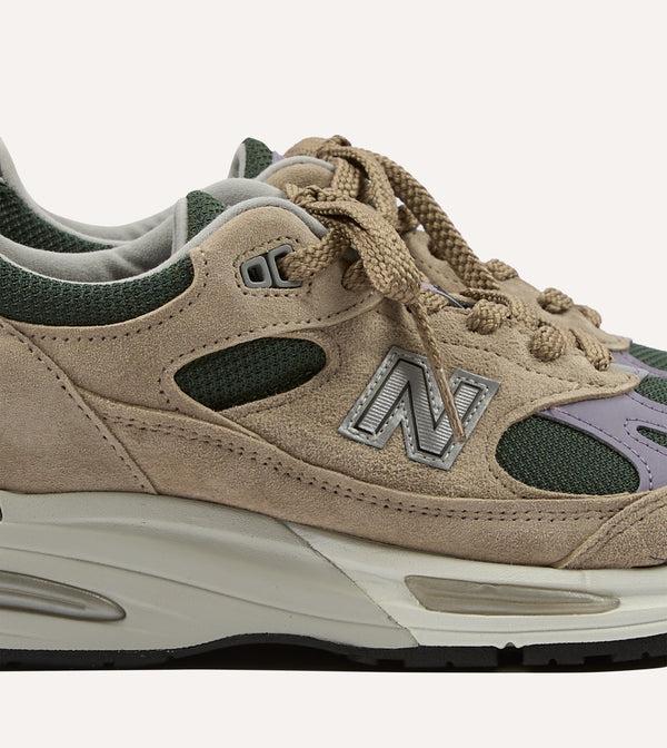 Drake's New Balance Tan 'Essentially Offbeat' Made In UK 991v2 Trainers