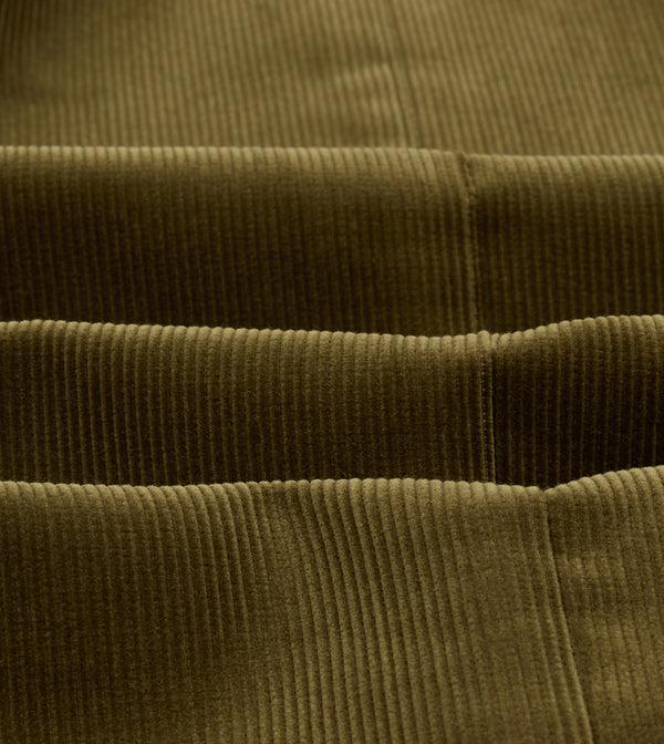 Drake's Olive Green Mid-Wale Cotton Corduroy Tailored Jacket