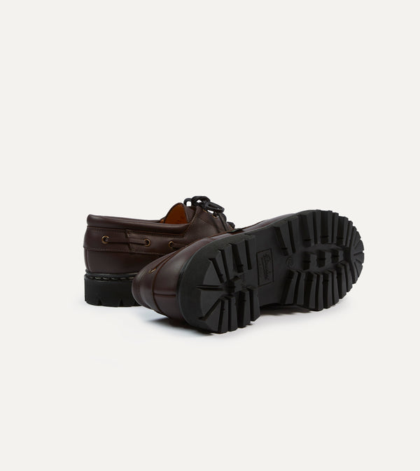 Drake's Paraboot Chimey Ébène Calf Leather Derby Shoe