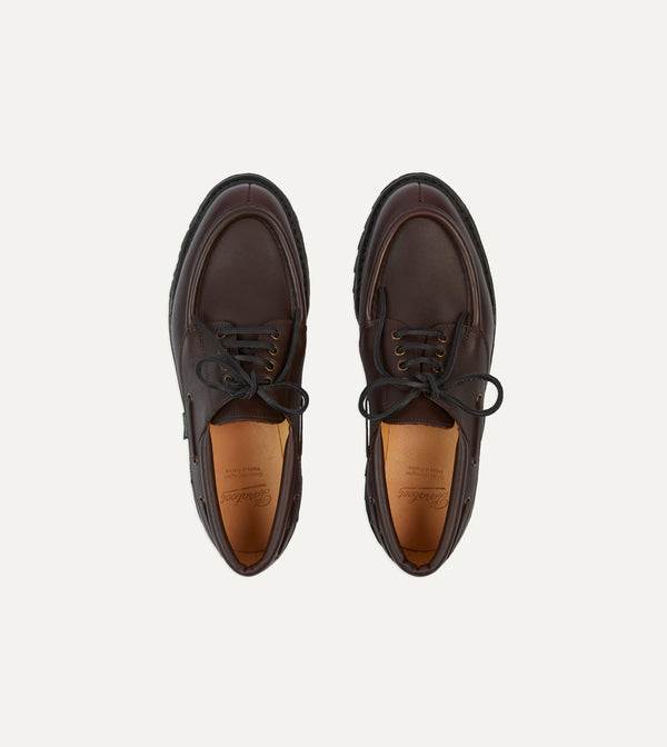 Drake's Paraboot Chimey Ébène Calf Leather Derby Shoe