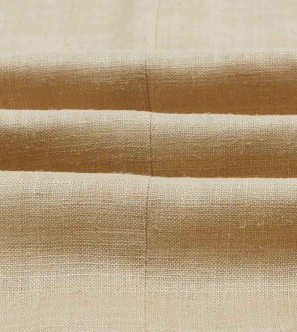 Drake's Sand Tussah Silk Double-Breasted Tailored Jacket