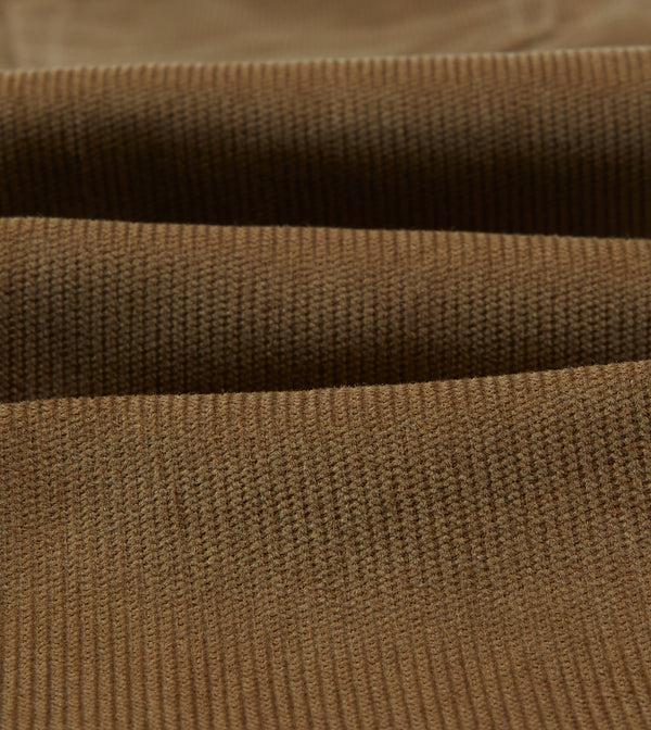Drake's Tan Japanese Selvedge Needlecord Five-Pocket Trousers