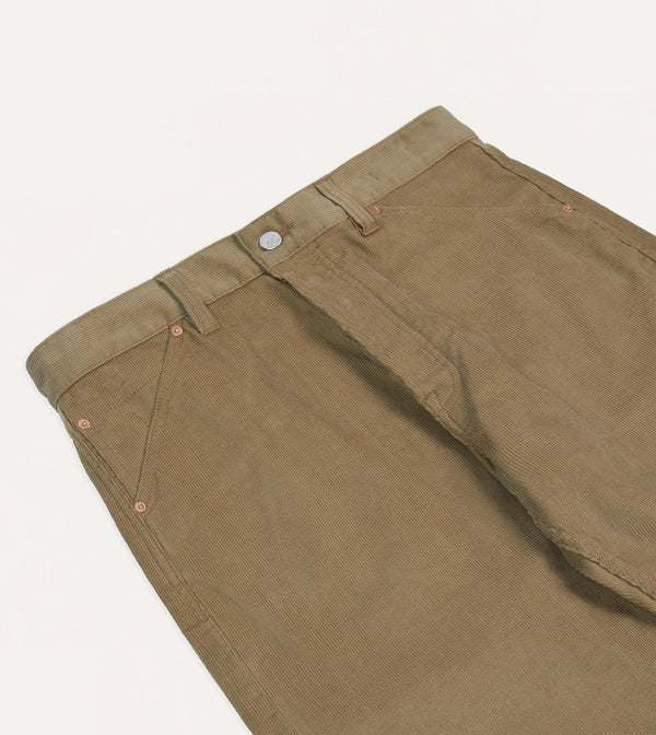 Drake's Tobacco Japanese Selvedge Needlecord Five-Pocket Trousers