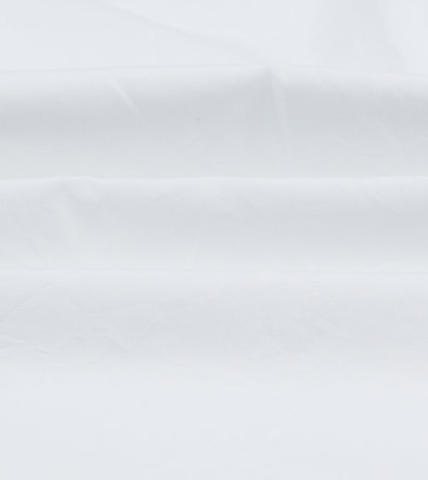 Drake's White Cotton Pocket Poplin Button-Down Shirt