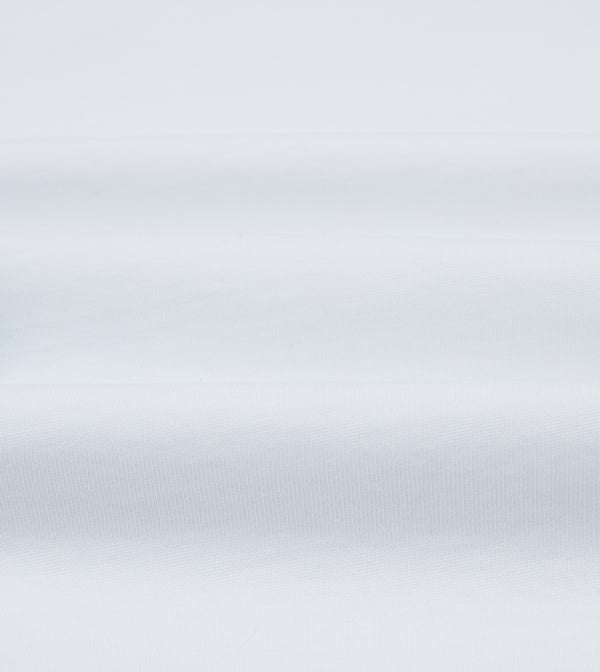 Drake's White Elephant Embroidered Crew Neck Hiking T-Shirt