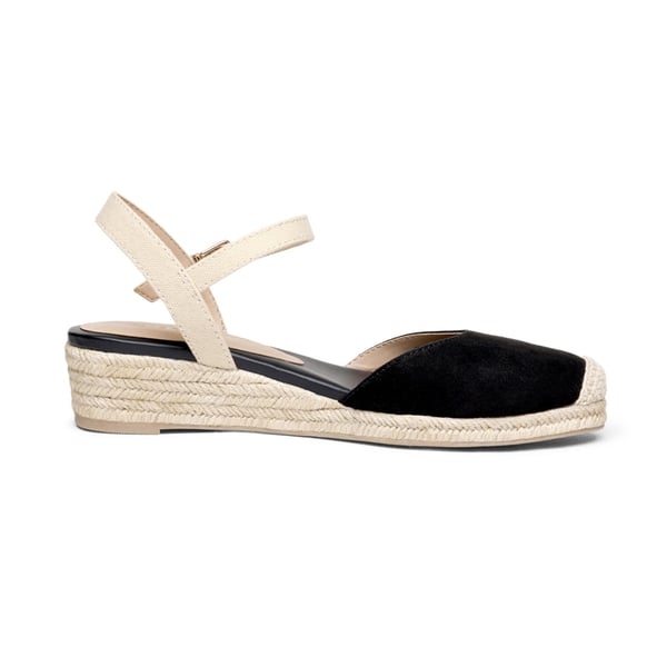 Dream Pairs Ankle Strap Closed-Toe Espadrille Wedges