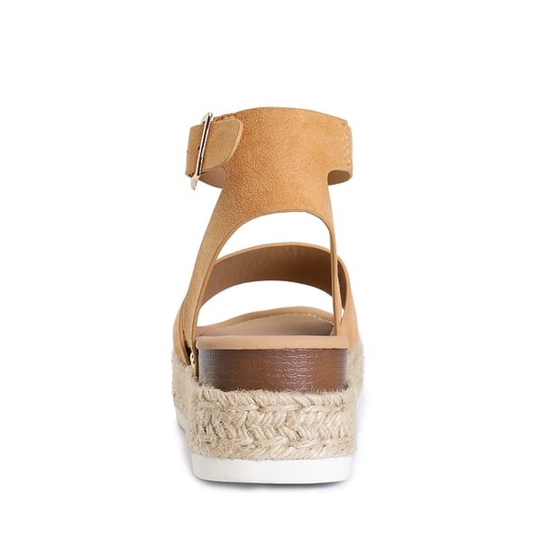 Dream Pairs Ankle Strap Platform Espadrille Sandals