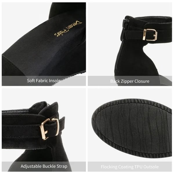 Dream Pairs Ankle Strap Platform Wedge Heel Sandals