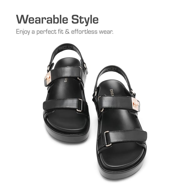 Dream Pairs Comfort Arch Support Platform Casual Sandals