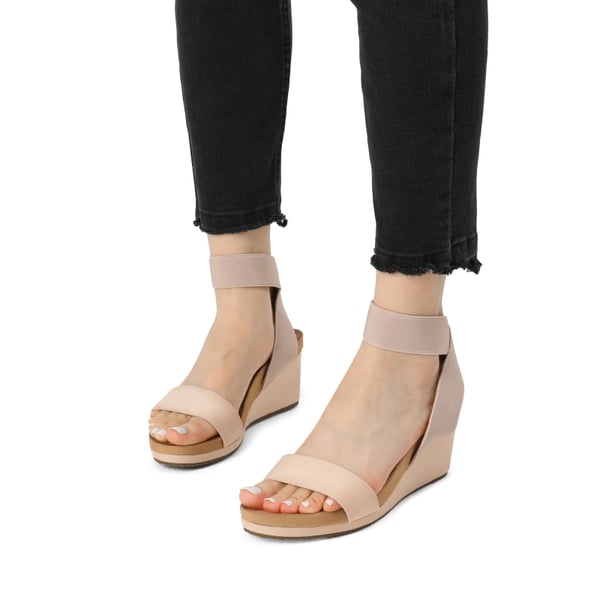 Dream Pairs Comfortable Ankle Strap Platform Wedge Sandals
