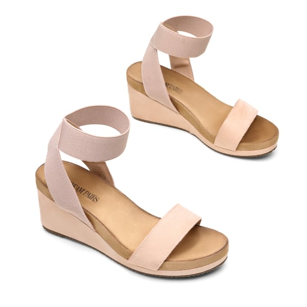 Dream Pairs Comfortable Ankle Strap Platform Wedge Sandals