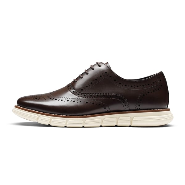Dream Pairs [CrossFlex NeatPolish+] Men's Wingtip Oxford Dress Sneakers