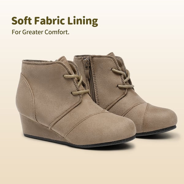 Dream Pairs Cute And Comfortable Girl's Wedge Boots