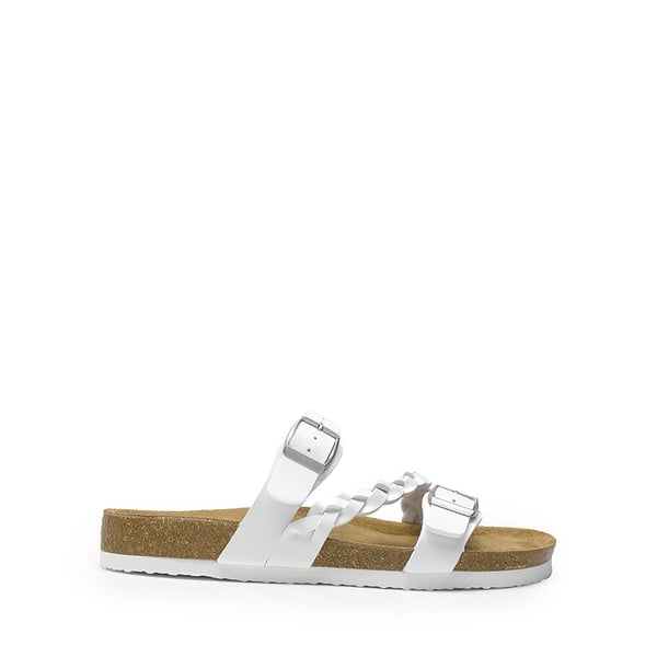 Dream Pairs Adjustable Vegan Leather Slide Sandals