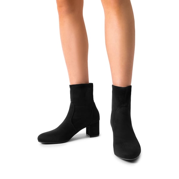 Dream Pairs Almond Toe Chunky Ankle Boots