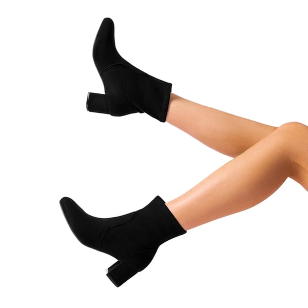 Dream Pairs Almond Toe Chunky Ankle Boots