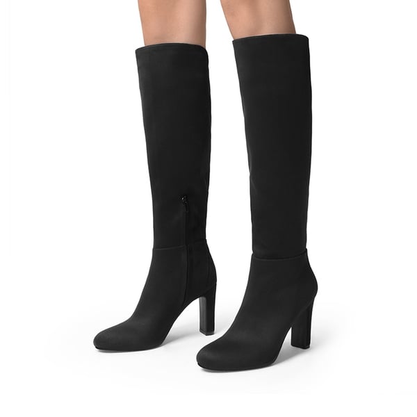 Dream Pairs Almond Toe Chunky Knee-high Boots