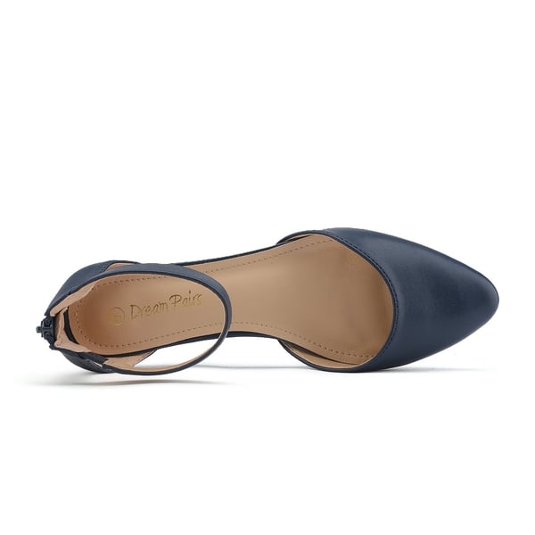 Dream Pairs Amiga Ankle Strap Flats Shoes