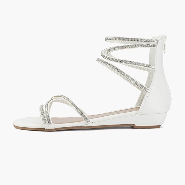 Dream Pairs Ankle Strap Classic Low Wedge Sandals