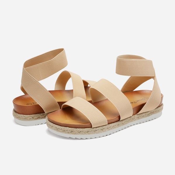 Dream Pairs Ankle Strap Espadrille Platform Wedges