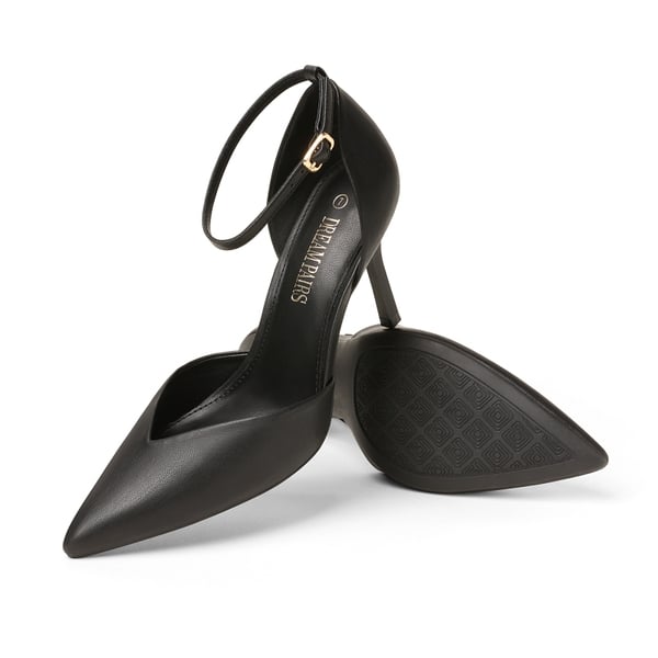 Dream Pairs Ankle Strap Pointy Stiletto Heel Pumps