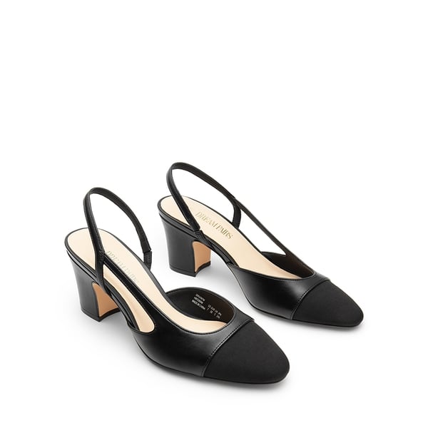 Dream Pairs Ankle Strap Slingback Cap Toe Pumps