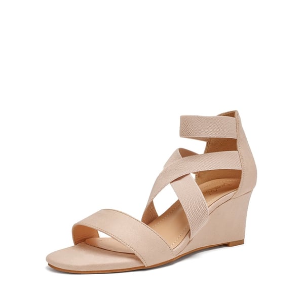 dream pairs Ankle Strap Wedge Heel Sandals