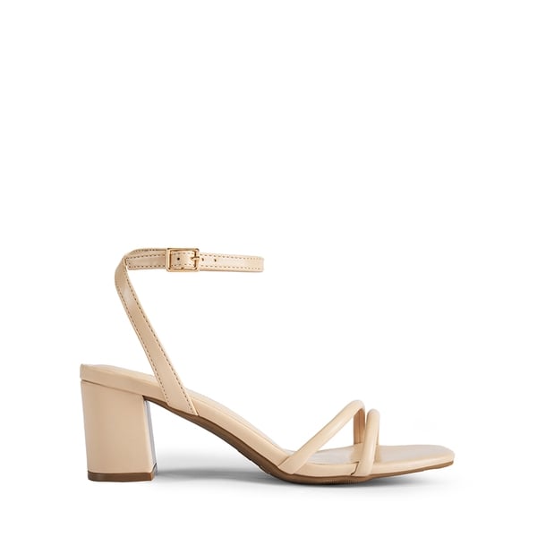 Dream Pairs Asymmetric Strap Block Heel Sandals