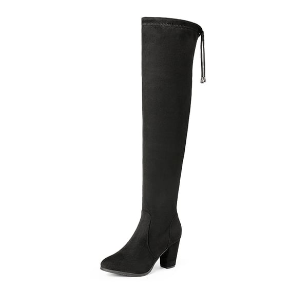 dream pairs Block Heel Over The Knee Boots
