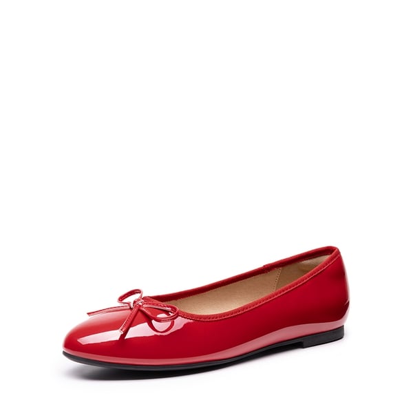 dream pairs Bow Dual-tone Cap Toe Flats