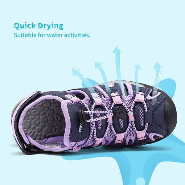 Dream Pairs Boys Girls Quick-Dry Athletic Sandals
