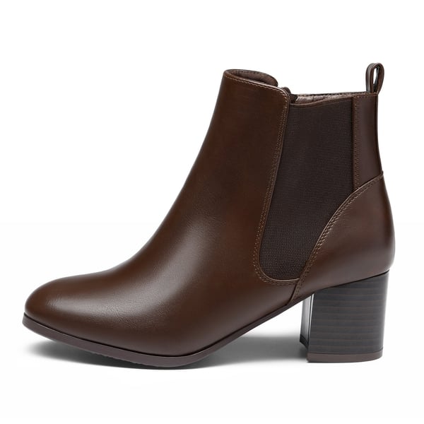 Dream Pairs Chelsea Chunky Block Heel Booties