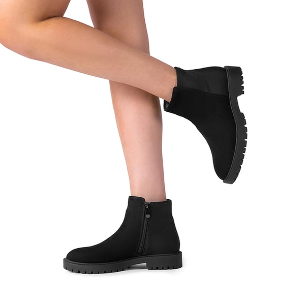 Dream Pairs Chelsea Low Heel Pull-On Ankle Boots